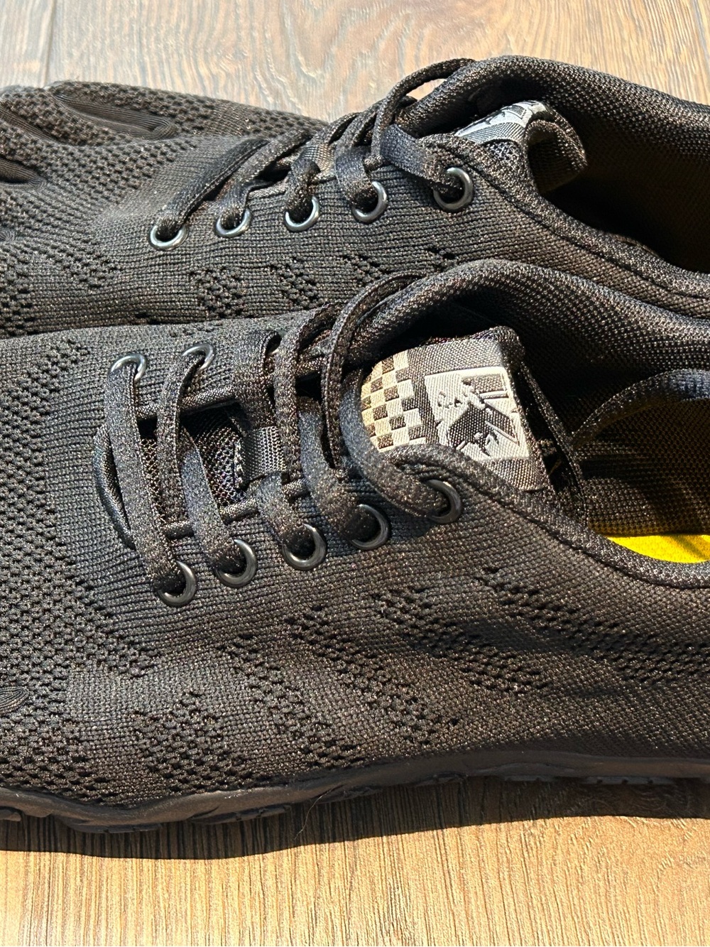 Black Five-Finger Knit Toe Sneakers - Picture 8 of 10